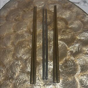 Elegant Gold and Silver Chopsticks Set 3